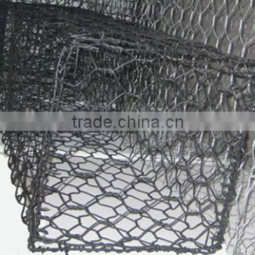 3x1x1m PVC Coated Black Color 2 Diaphargm Gabion Mesh