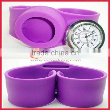 Hot sale silicone slap watch for kids and adults