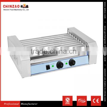 9 Rollers Stainless Steel Commercial Hot Dog Grill Machine