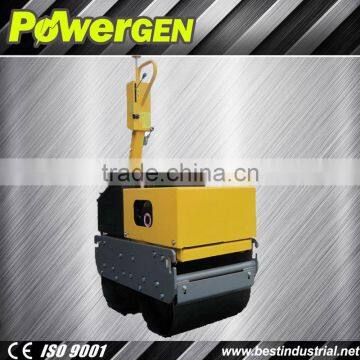 Top Seller!!!POWER-GEN Hydraulic Control Walker Behind 20KN Two Wheel Road Roller