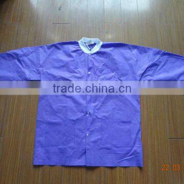 purple non-woven nonrecurring /one-time/one off medical protective gowns(X-ray clothes)