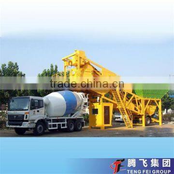 YHZS25 mobile concrete batching plant for sale