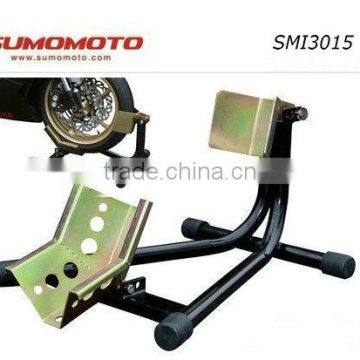 Standard Universal Strong Steel Motorcycle Wheel Chock Auto Clipping, 12" - 19" Adjustable /front Wheel Stand SMI3015 photo-2