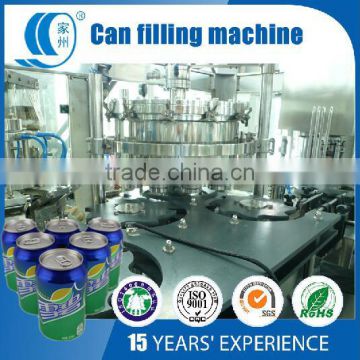 DGF18-6 Tin plate pop can filling machine/soft drink filling and capping machine for beverage line / soda can filling machine