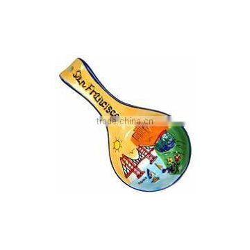 San Francisco Kitchen Spoon Rest Yellow With Colorful Images photo-2