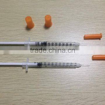 Disposable Insulin Syringe 1ml 0.5ml 0.3ml With Fixed Needle Syringe Factory photo-5