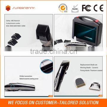 Best Price Salon Clipper Black Travel Cordless Hair Trimmer photo-2