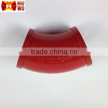 Abrasive Resistance Pipe Bend 45 Degree Elbow Concrete Pump Elbow