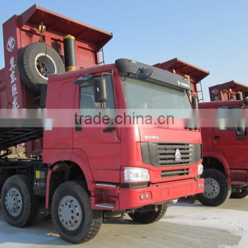 China Top brand quality guarantee heavy duty 375hp 8*4 Sinotruk dump truck for sale