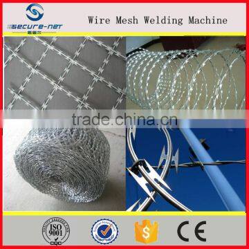 Razor barbed wire mesh making machine (Direct factory)