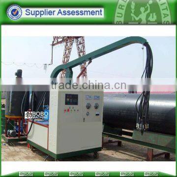 Preinsulated pipe foam injection machine