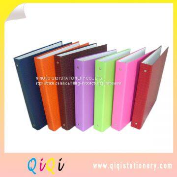 colored paper cardboard ring binder
