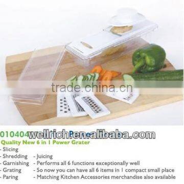 01040404 6 in 1 Power Grater