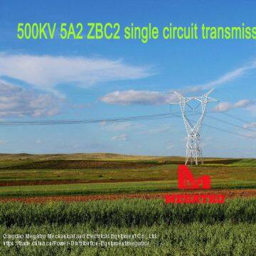 500 КВ 5А2 ZBC2 одноцепная опорная башня электропередачи photo-2