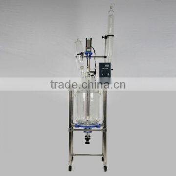 2013 Hot Selling GG17 Borosilicate Glass Lab Jacket Glass Reactor 20L photo-3