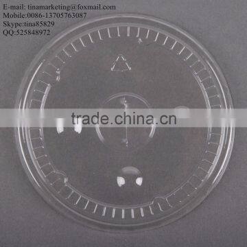 Clear Flat PS Material Lid for 16/20/24 Oz. Plastic Lemonade Cup photo-5