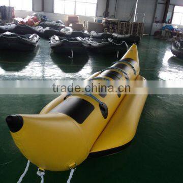 ce PVC material folding inflatable banana boat