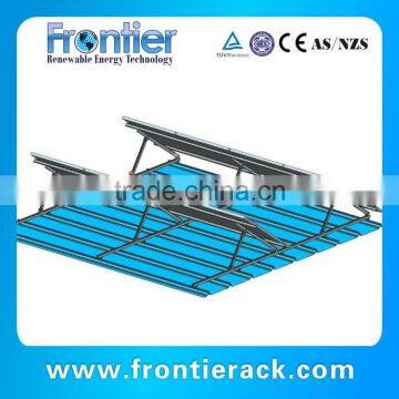 Strong and Durable Adjustable Angle Ground 500KW Solar Power Racking System photo-2