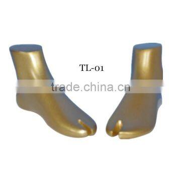Hot Sale Golden Mannequin Legs,fiberglass Feet Mannequin for Sale,mannequin Feet photo-5