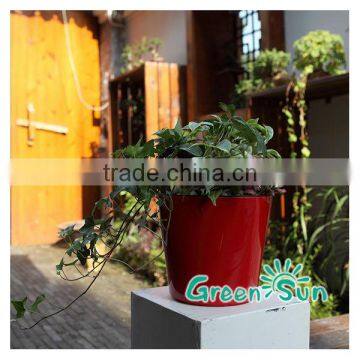 Uv-resistan flower pots,similar as lechuza flower pot with water level indicator,self watering planter,nursery pots