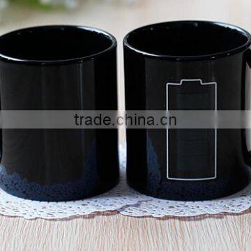 Haonai new style hot sale High quality color change ceramic mug