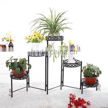 high quality wedding centerpiece powder coat iron flower pot stand