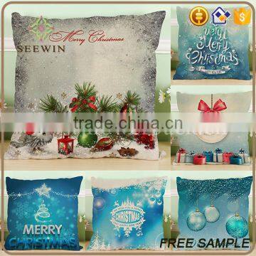 luxury decoration home printed christmas pillow wholesale