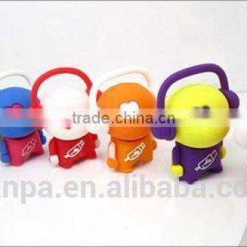 PVC USB2.0 Bulk 4GB Fresh Human Shape USB Flash Drive photo-2