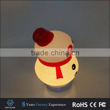 Promotional High Quality Portable Mini Snowman Shape Bluetooth Speaker Lamp photo-2