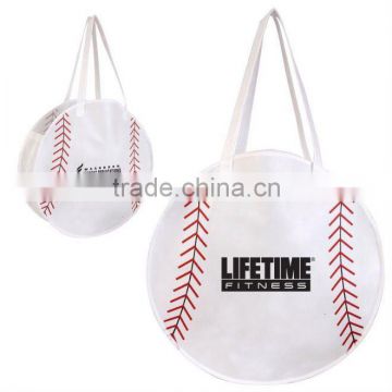 Baseball shape shopping bag