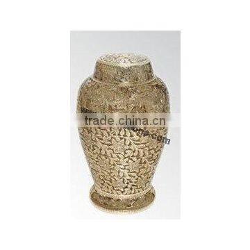 Metal Fancy Urns | 600 Cubic Inch Urn | Budget Urns | Burial Urns for Sale photo-2