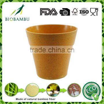 Degradable Quality assurance Outdoor&Indoor Bamboo Fiber pots