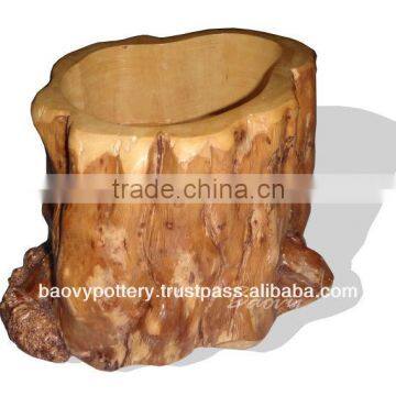 Vietnam wooden planter, Planter from tree root