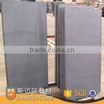 Honed basalt grey tiles with own factory