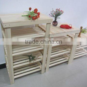 Decoration Hot Sale Wooden Flower Display Shelf photo-5
