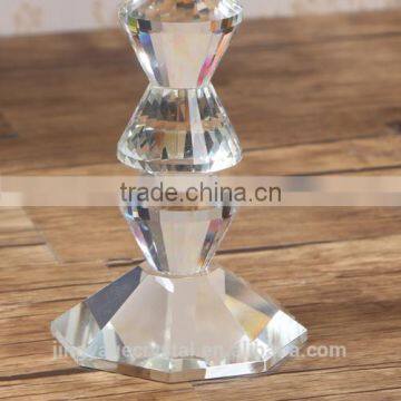 6 Years Professional China Factory Manufacture Clear Glass Candle Holder For Wedding photo-3