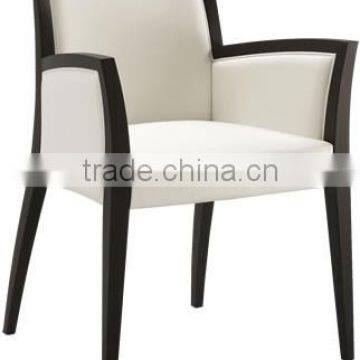 2015 collection--- Upholstery fabric dining arm chairs wood MX-6003