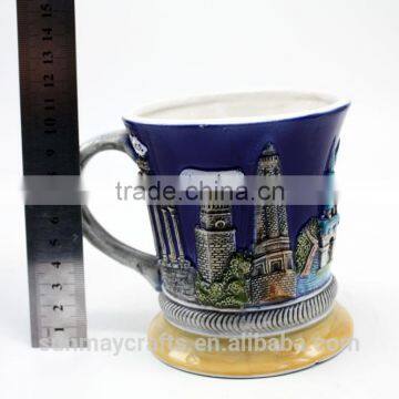 Wholesale Custom High Quality Turkey Kemer Souvenir Ceramic Cup for Sale photo-5