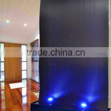 Custom Logo Waterfall Wall Black Acrylic Decoration photo-3