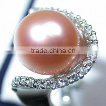 Favorites Compare Fashion Design Sterling Silver 925 Pearl Ring f Tahitian Pearl Ring photo-3