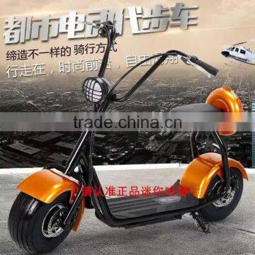 2017 baogl hot sale 800w-1500w electric citycoco motor scooter of 60V12AH Li-ion battery