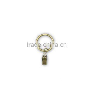 Small Curtain Ring With Clip / Steel Rod Ring With Clip Hanging / A Ring With A Clip photo-2