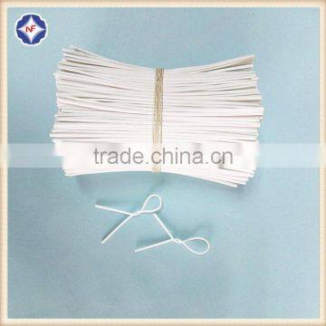 Bag Closure Used Precut Colorful Plastic Coated Iron Wire Twist Tie photo-5