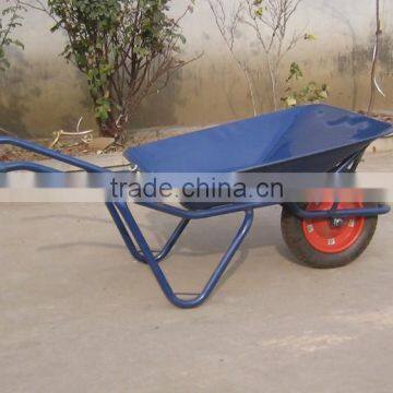 China Manufacturer Steel Tray Lightweight Power Concrete Wheelbarrow for Sale photo-2