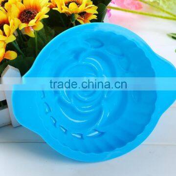 Flower Mould Cake Pan Bread Pizza Baking Tray Silicone Mold