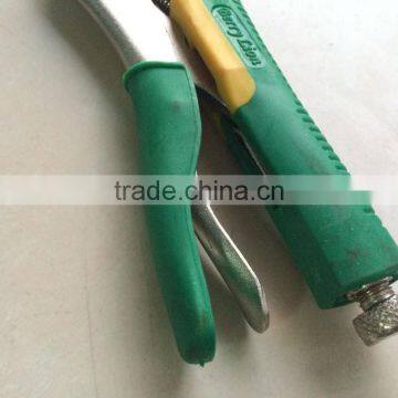 BERRYLION 10'' Soft Rubber Grip Round Jaw Pliers, Drop Forged Carbon Steel Locking Plier photo-3