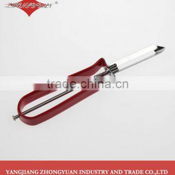 ZY-N1001 Easy Grip, Serrated-blade Vegetable Peeler and Stainless Steel Paring Knife Set photo-3