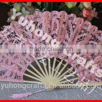 Handmade High Quality Cotton Lace Fan