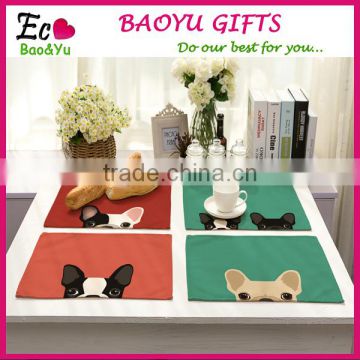 Animal Printing Table Dinner Napkin Linen Cotton Folding Design For Home Restuarant Decoration Pieces