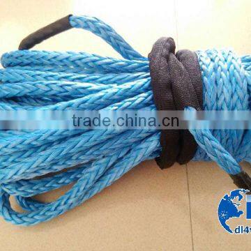 4WD Long Rope Winch Electric Mini Braided Synthetic Rope 12mm Car Synthetic Winch Rope photo-4